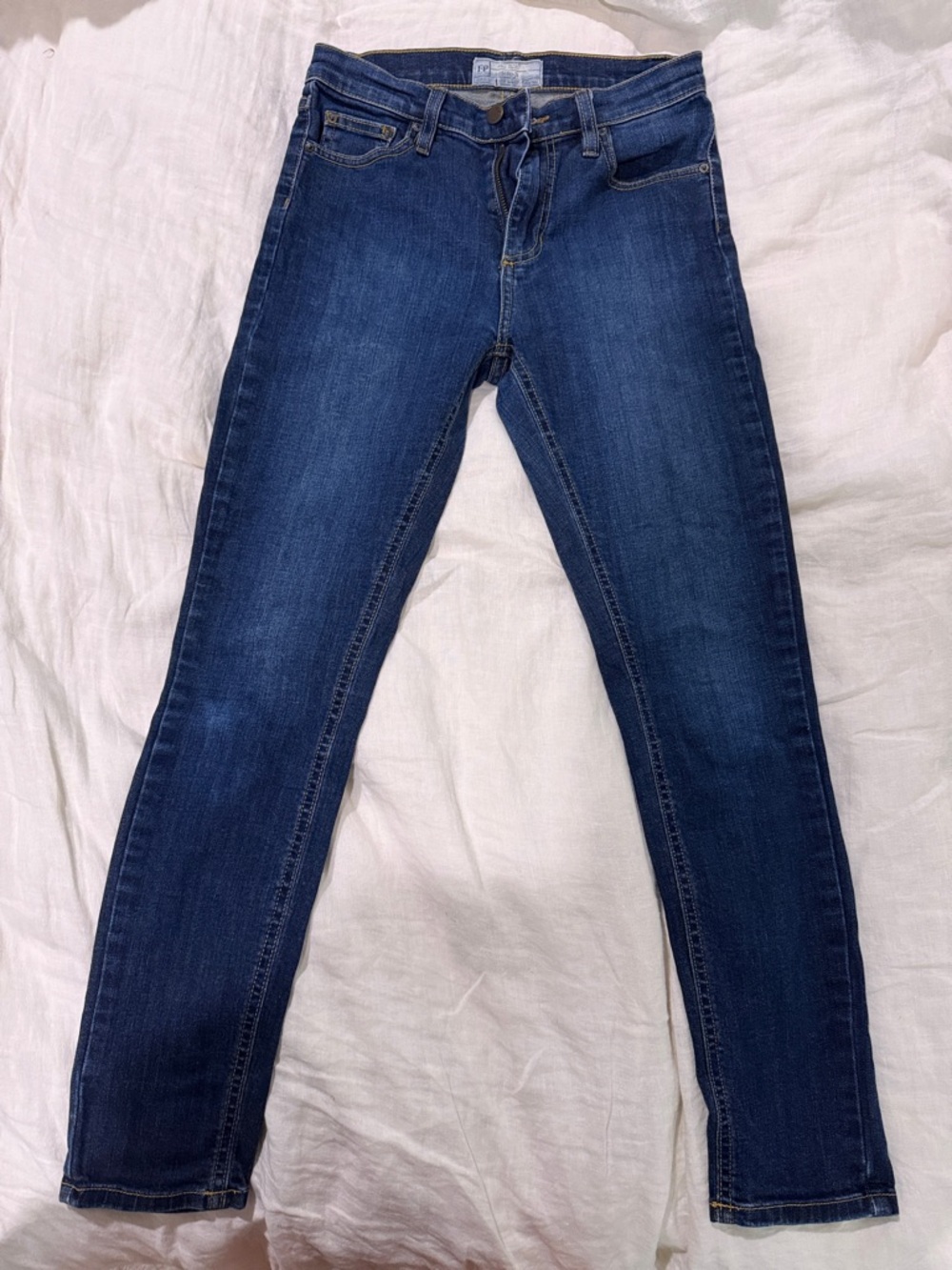 Free People Dark Indigo Skinny Jeans